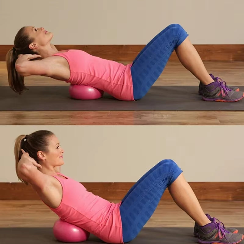 25Cm Yoga Ball Exercise Gymnastic Fitness Pilates Ball Balance Exercise Gym Fitness Yoga Core Ball Indoor Training Equipment